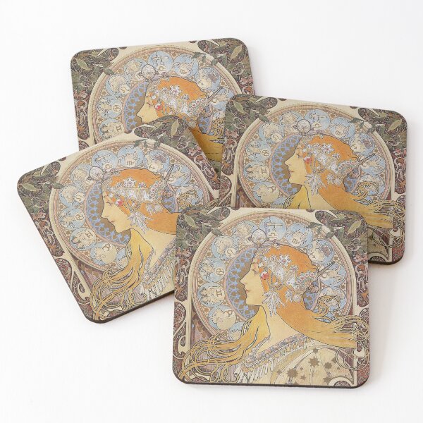 Item preview, Zodiac - Alphonse Mucha - 1896 designed and sold by CJET.