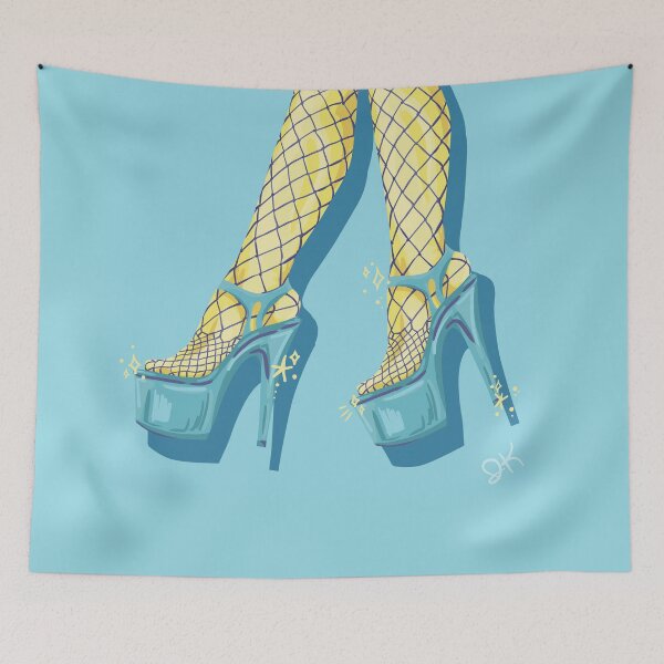 Item preview, Blue Heels designed and sold by illustrakatri.