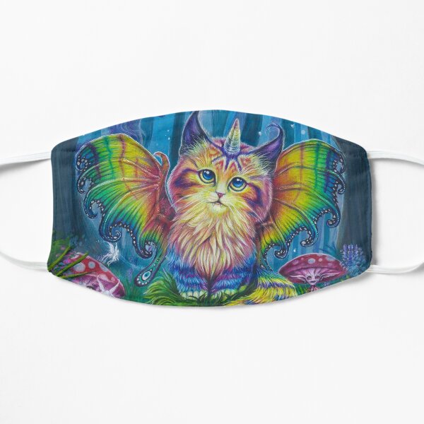 Under One Sky Rainbow Galaxy Cat Unicorn Caticorn Mini Travel