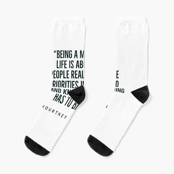 Kourtney Kardashian Socks for Sale