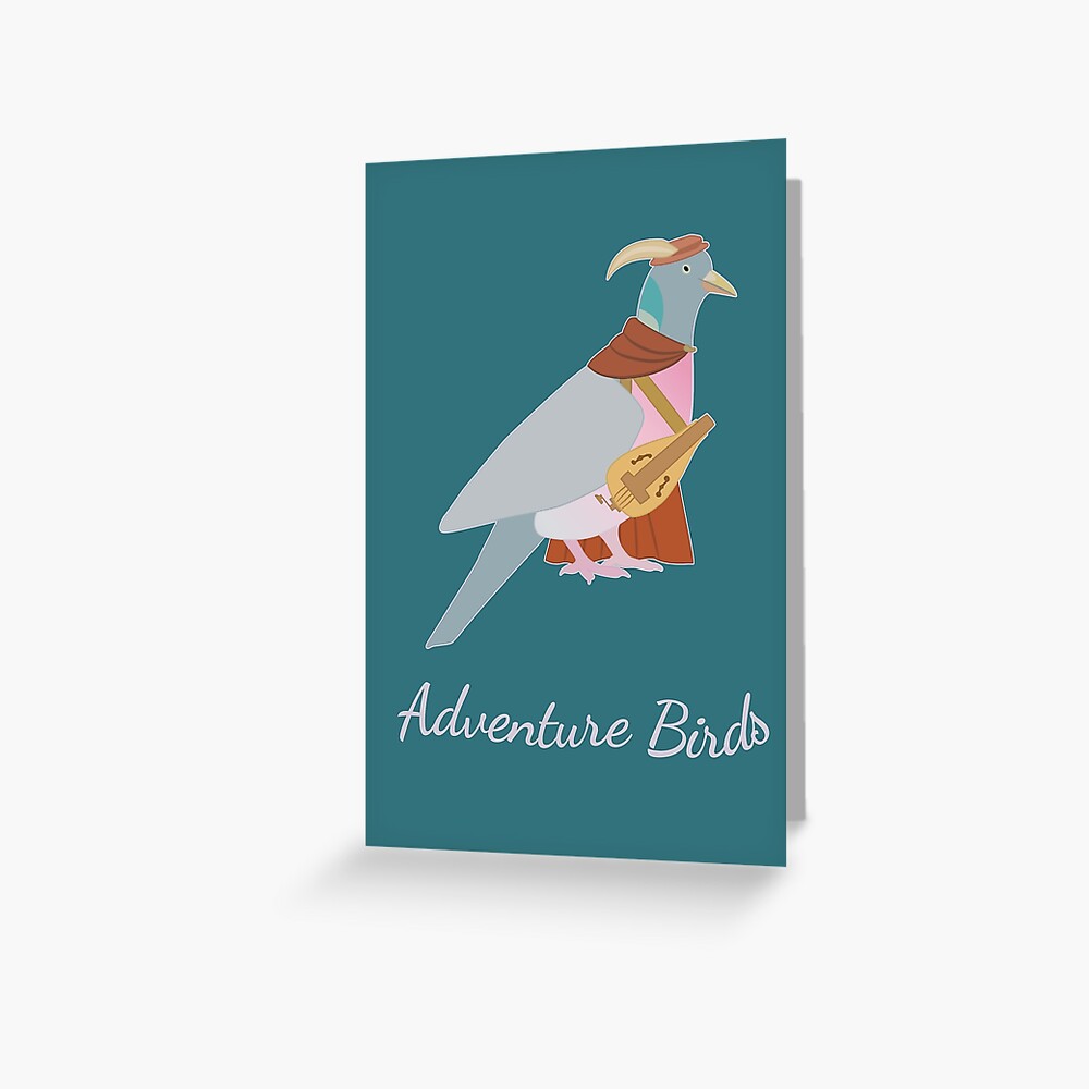 Item preview, Greeting Card designed and sold by AdventureBirds.