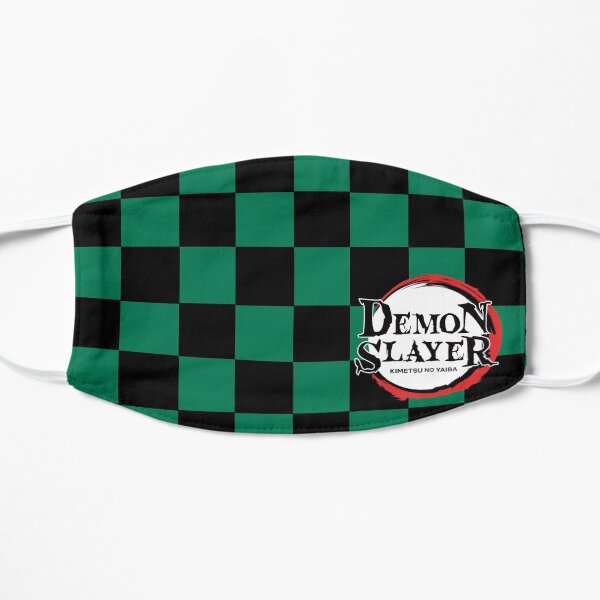 Demon Slayer Tanjirou pattern Flat Mask