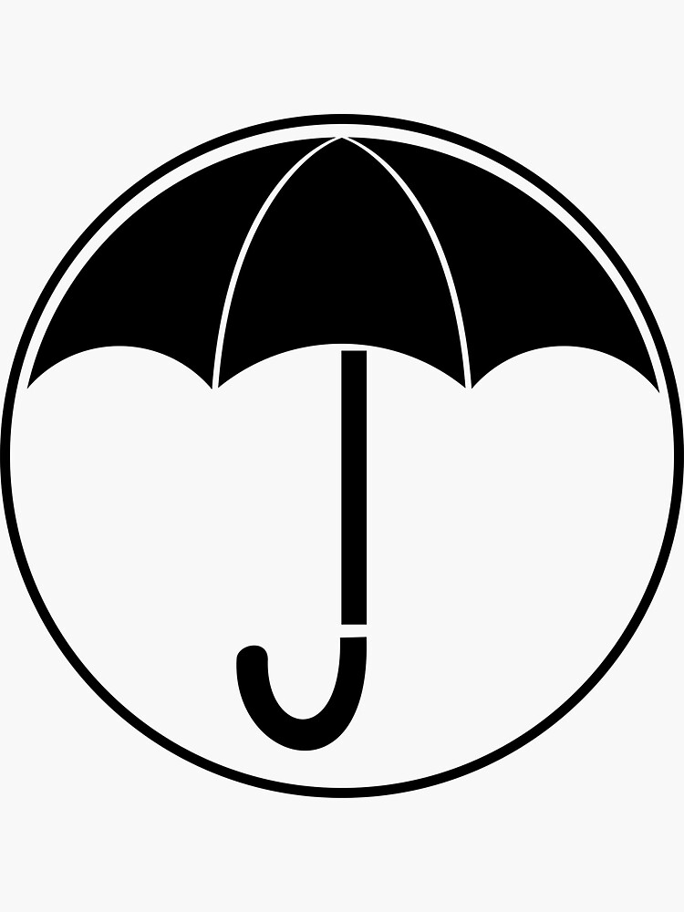 Umbrella Academy Logo Sticker For Sale By Mirtilla83 Redbubble 