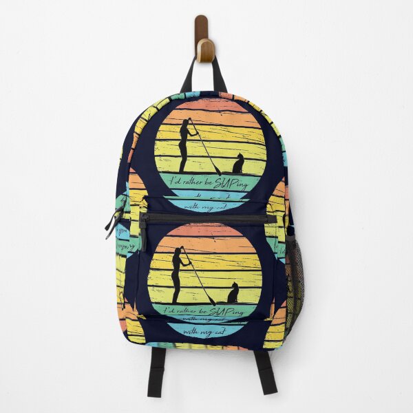 Item preview, I'd rather be SUPing with my cat designed and sold by TravelScientist.