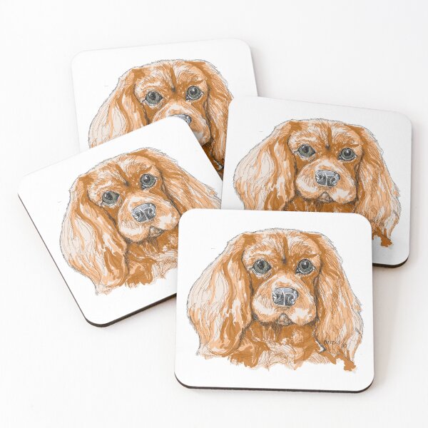 Item preview, Ruby Cavalier King Charles Spaniel designed and sold by CaroleLynne.