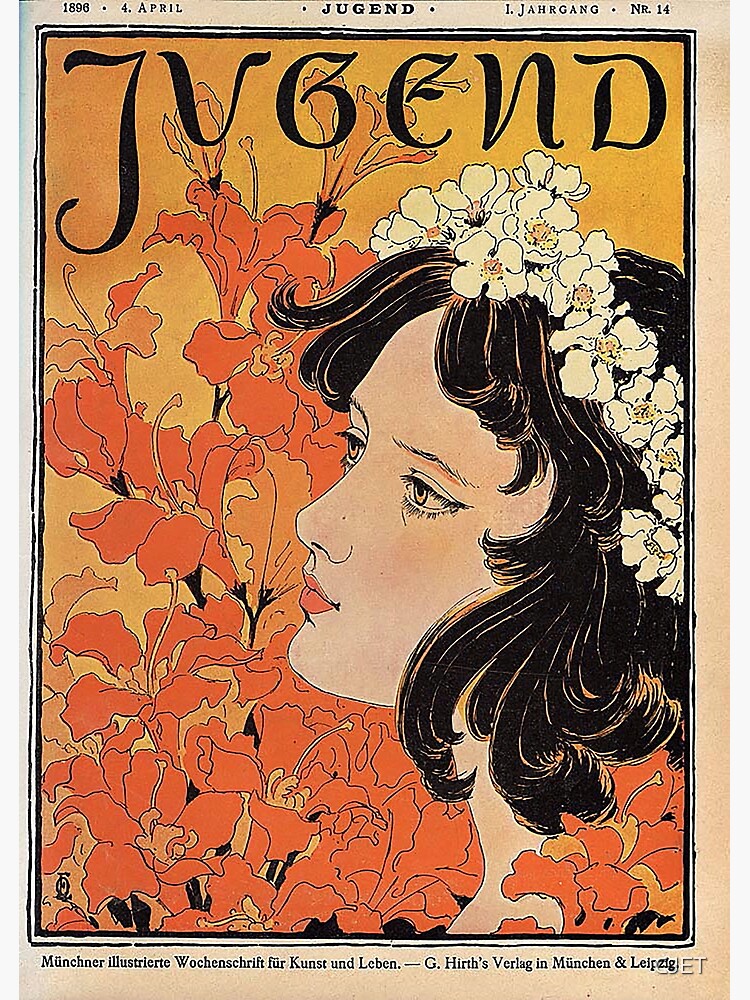 The weekly magazine Jugend No. 14 - Otto Eckmann - 1896