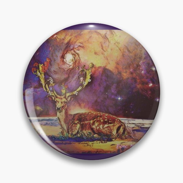 Item preview, Celestial Deer designed and sold by BoneArtPetite.