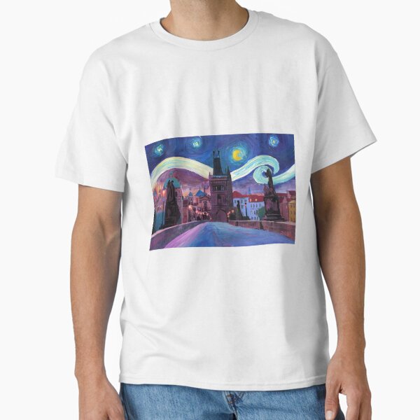 Aperçu de l'œuvre Nuit étoilée à Prague créée et vendue par artshop77.