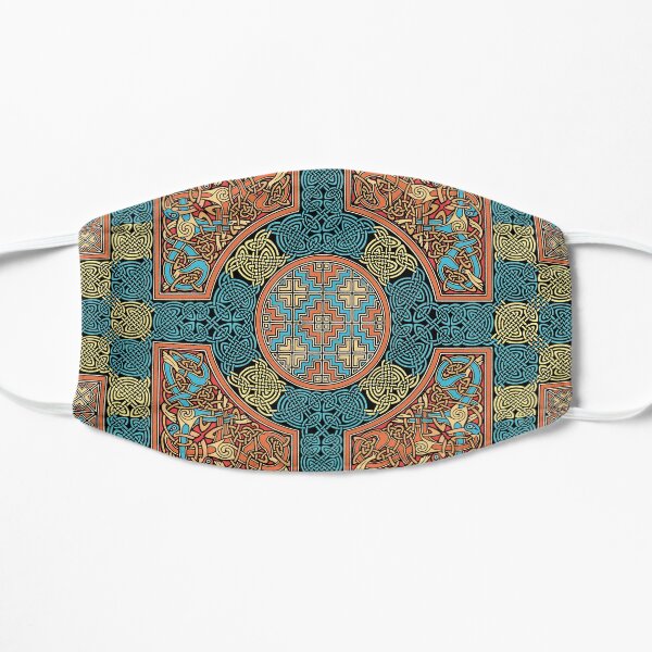 Lindisfarne Gospels Page Flat Mask