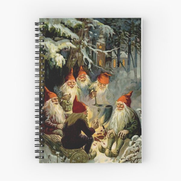 Item preview, “Campfire Cooking” Tomten by Jenny Nystrom designed and sold by PatricianneK.