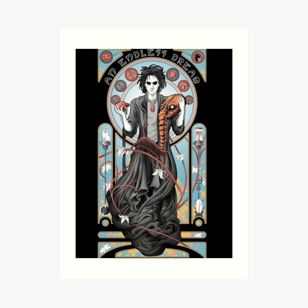 Gaiman Neil Sandman Art Prints Redbubble