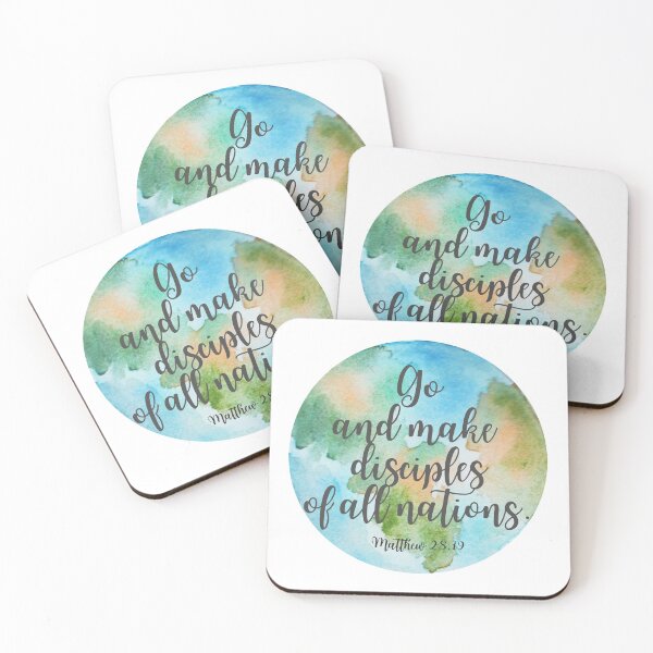 Item preview, Go and make disciples of all nations - Watercolor designed and sold by KarolinaPaz.