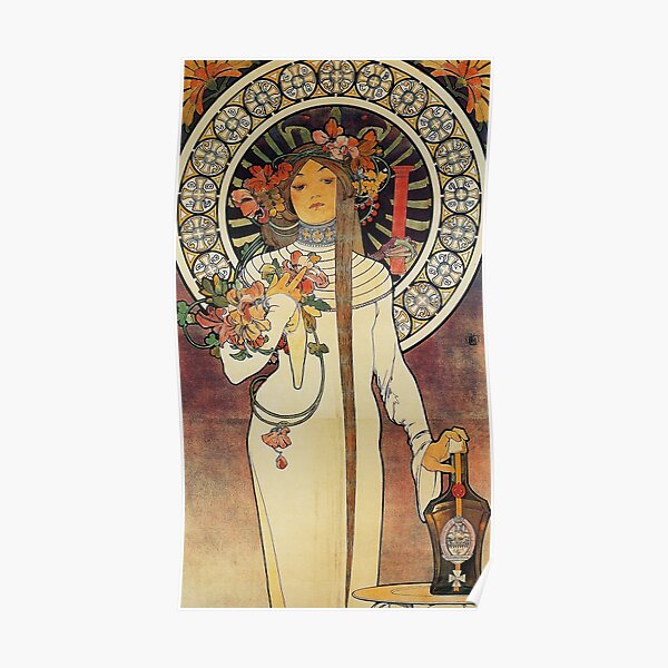 The Trappistine - Alphonse Mucha - 1897 Poster