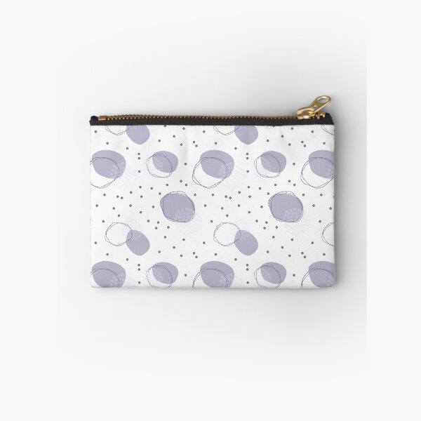 Item preview, Abstract circles blue pattern with dots and outline designed and sold by lisoks.
