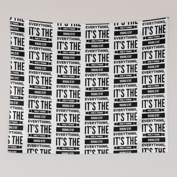Item preview, WINING IS’NT EVERYTHING, IT’S THE ONLY THING  designed and sold by radhikakgarg14.