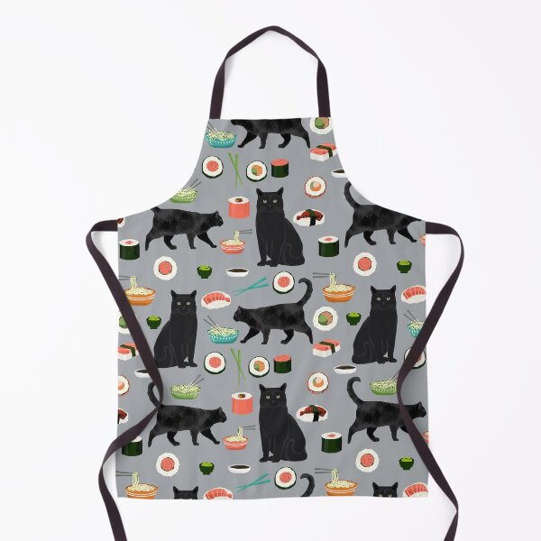 Item preview, black cat sushi animal gifts designed and sold by PetFriendly.