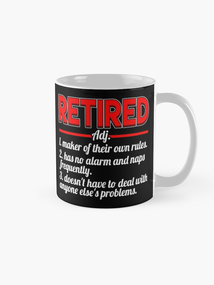 Retired Chick Mug, Funny Women Retirement Party Coffee Mugs