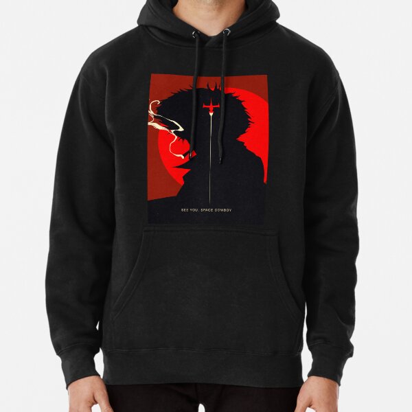 Cowboy Bebop Spike Silhouette Pullover Hoodie