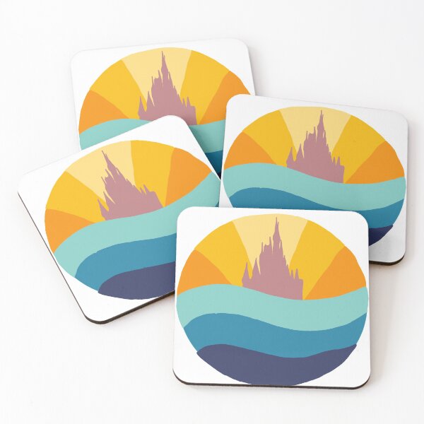Item preview, Sunset Waves with Castle designed and sold by tonimarie09.