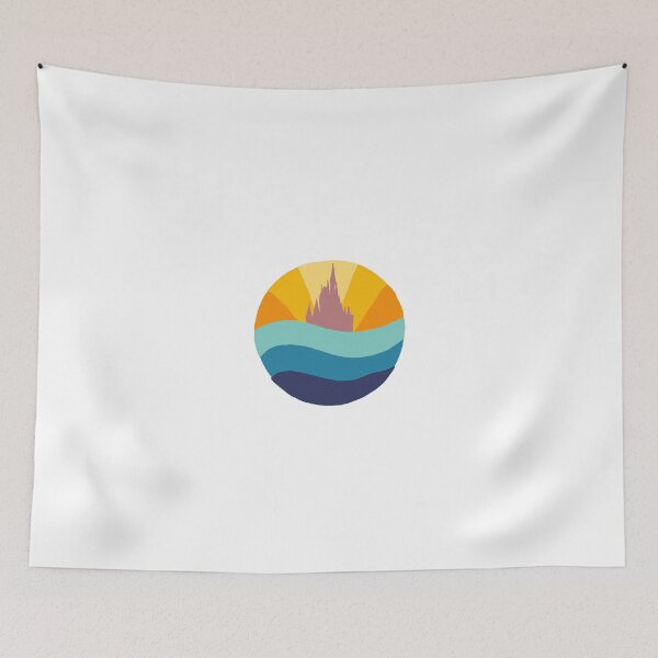 Item preview, Sunset Waves with Castle designed and sold by tonimarie09.