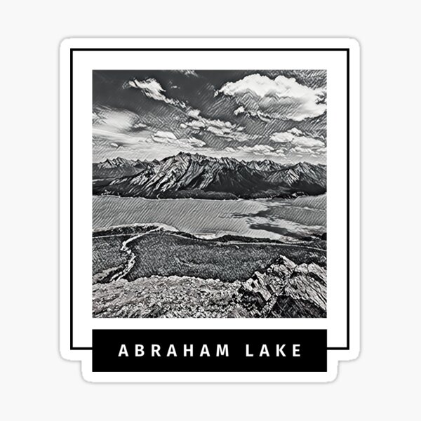 Abraham Lake- Alberta, Canada Sticker