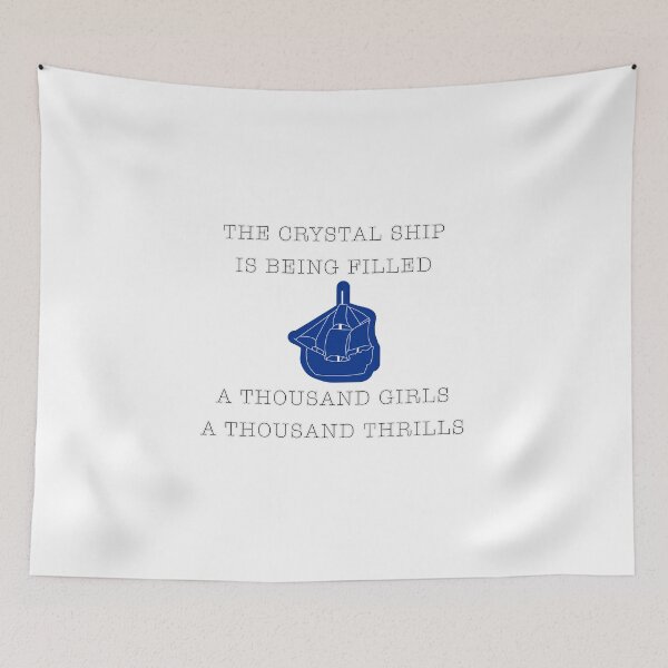 Item preview, The Crystal Ship, Song by The Doors designed and sold by GlisterWithMe.