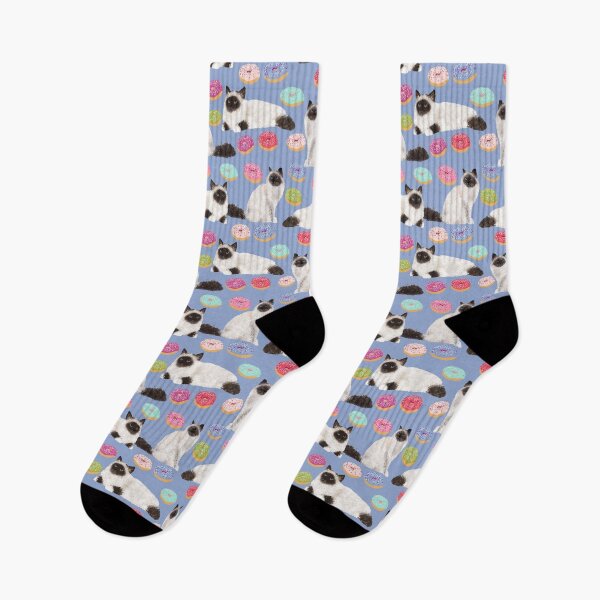 Item preview, birmin cat donuts pattern - pink, pastel, food, cat, kitty, cat lady designed and sold by PetFriendly.