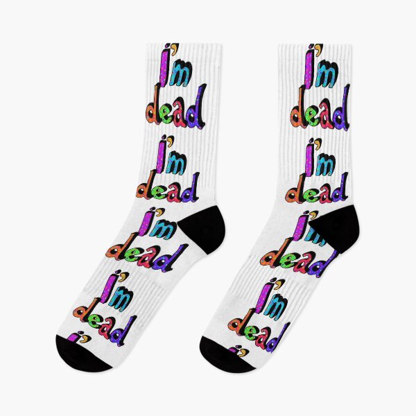 Item preview, I’m Dead in Rainbow Colors designed and sold by MamaODea.