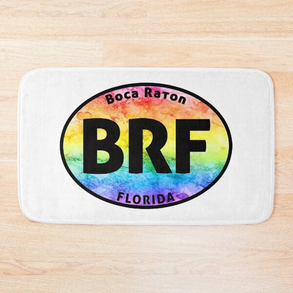 Item preview, Boca Raton Florida Euro Oval Tie Dye designed and sold by DESTINATIONS DECAL.