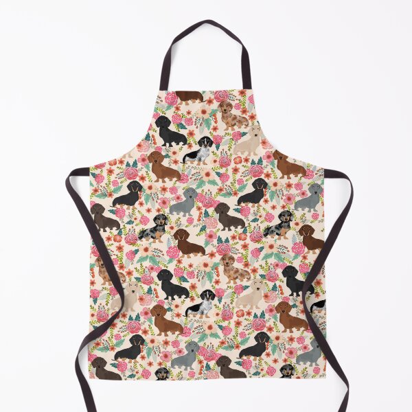 Item preview, Dachshund floral dog breed pet patterns doxie dachsie gifts must haves designed and sold by PetFriendly.