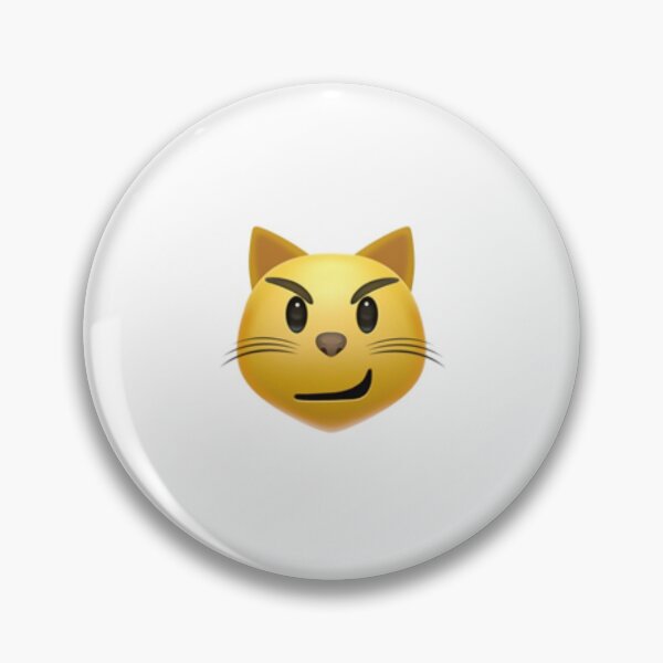 Item preview, smirking cat face emoji designed and sold by isacreatesss.