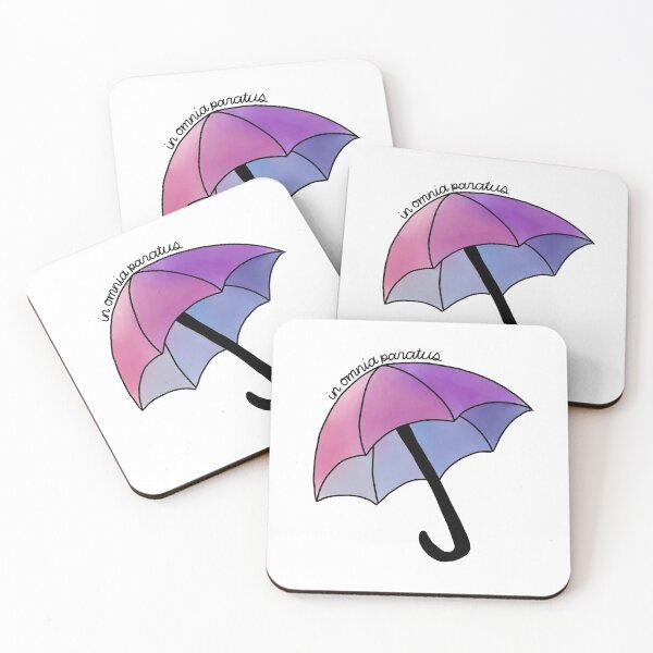 Item preview, In Omnia Paratus ombre umbrella designed and sold by STAR10008.