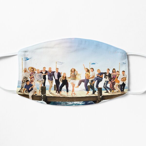 MAMMA MIA: Here We Go Again Watercolor Flat Mask