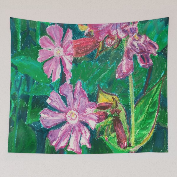 Item preview, Red campion designed and sold by Catherine Holland.