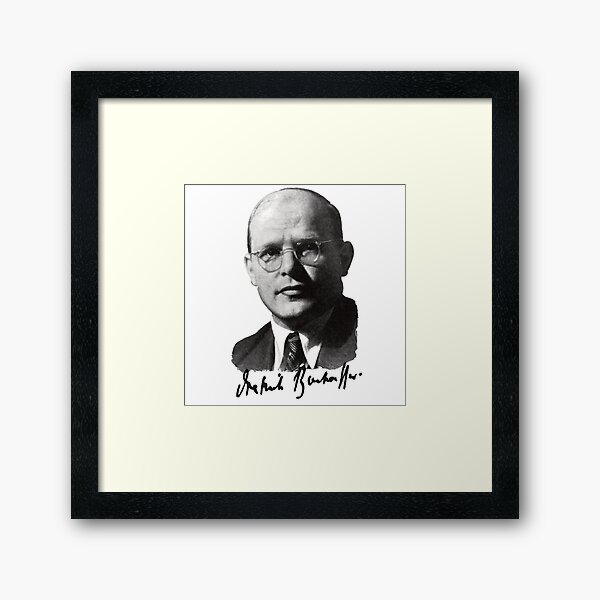 Dietrich Bonhoeffer Portrait Framed Art Print