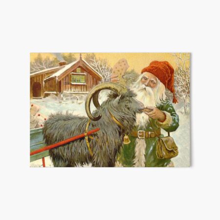 Item preview, “The Sled Goat” by Jenny Nystrom designed and sold by PatricianneK.