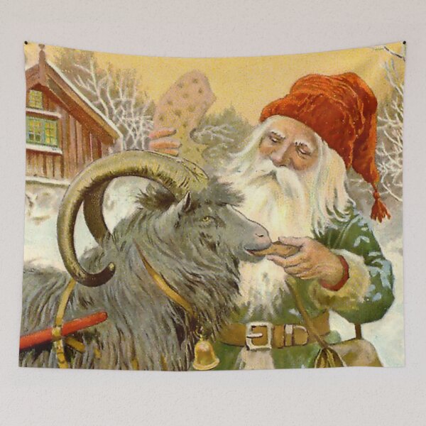Item preview, “The Sled Goat” by Jenny Nystrom designed and sold by PatricianneK.