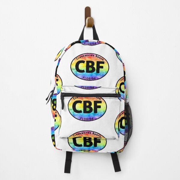 Item preview, Clearwater Beach Florida Euro Oval Tie Dye designed and sold by DESTINATIONS DECAL.