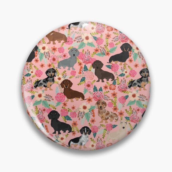 Item preview, Dachshund dog breed floral pure breed weener dogs doxie dachsie must have designed and sold by PetFriendly.