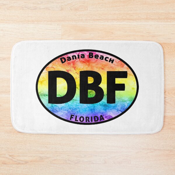 Item preview, Dania Beach Florida Euro Oval Tie Dye designed and sold by DESTINATIONS DECAL.