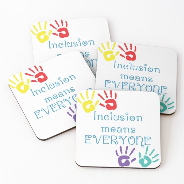 Item preview, Inclusion Means Everyone Hand Prints designed and sold by Kirsten Uecker.