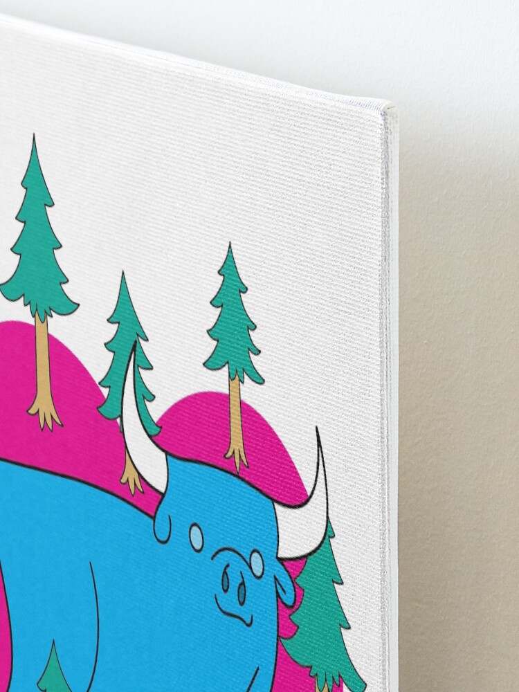 "I Love Babe the Blue Ox" Mounted Print for Sale by Pkfridley | Redbubble