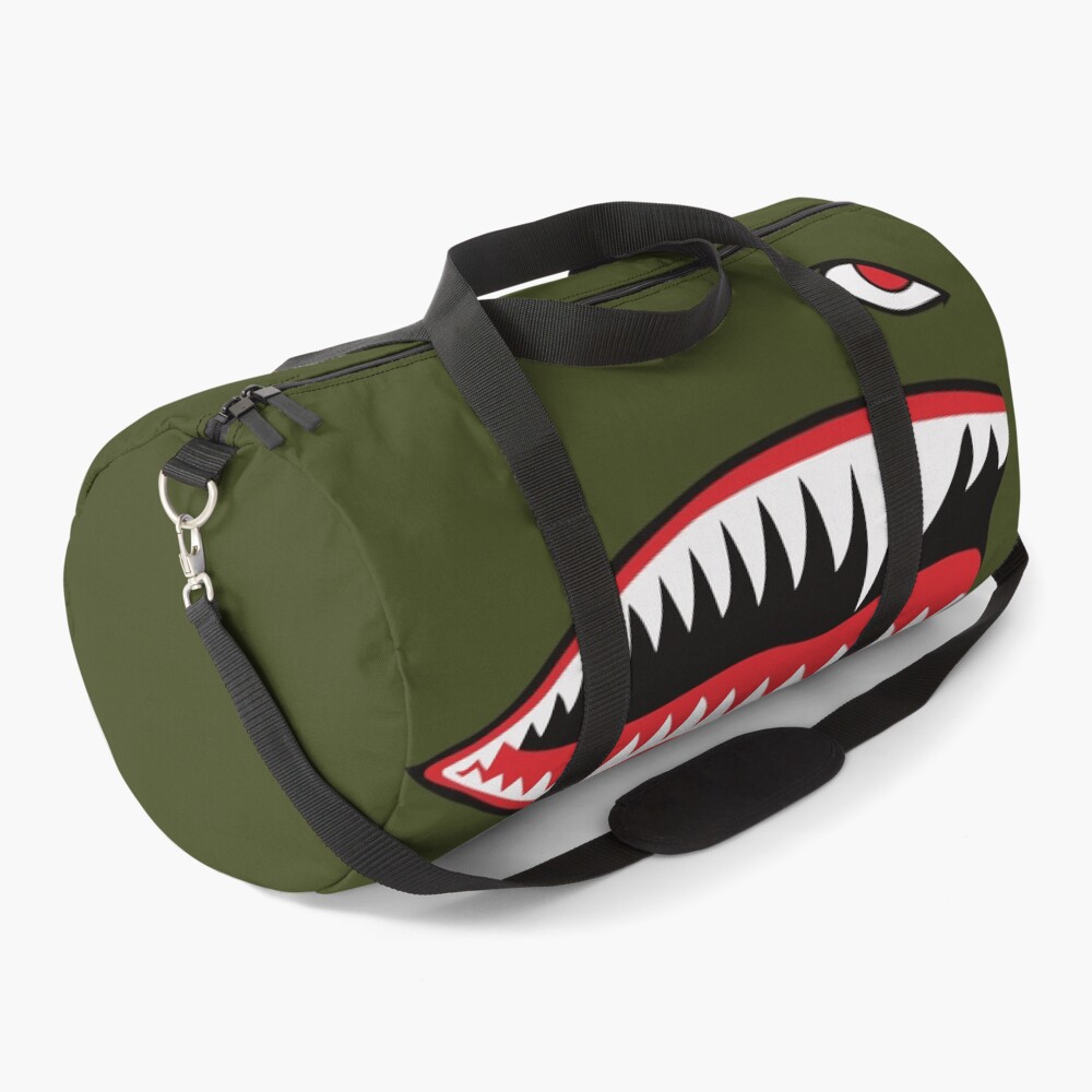 Flying Tigers Nose Warhawk Duffle Bag