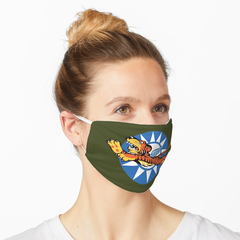 Flying Tigers Retro Squadrons Insignia Mask