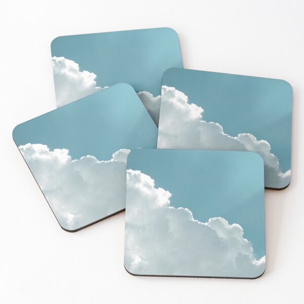 Item preview, Fluffy clouds on a bright blue sky designed and sold by Wabi Tabby.