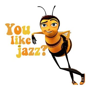 "you like jazz? " Sticker for Sale by balogt | Redbubble
