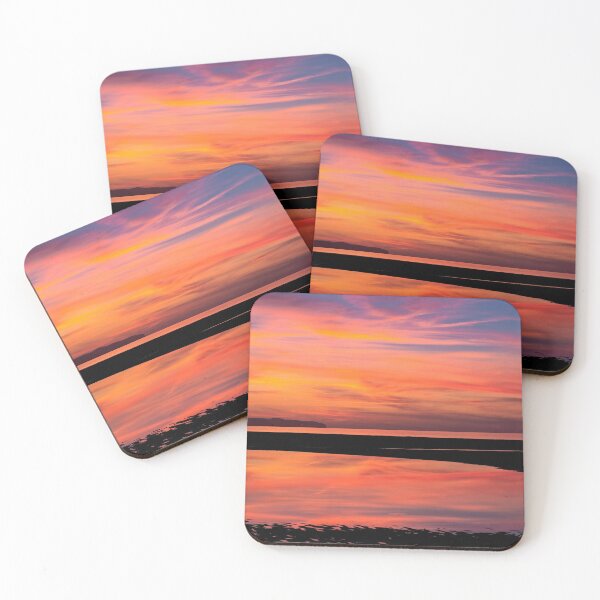 Item preview, Seascape Sunset Rhyl Wales designed and sold by AJEvans.