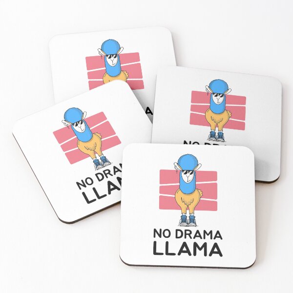 Item preview, Funny Llama Quote "No drama llama" - Cool Llama designed and sold by TamGustam.