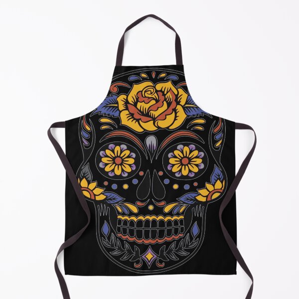 Item preview, Beautiful Floral Halloween Skeleton Skull Face designed and sold by daybreakagain.