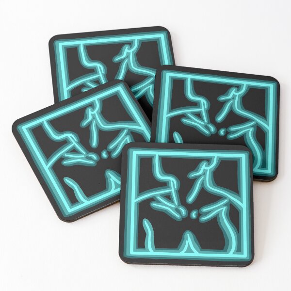 Item preview, Neon Collar Bones - Beautiful Blue designed and sold by jenartfart.
